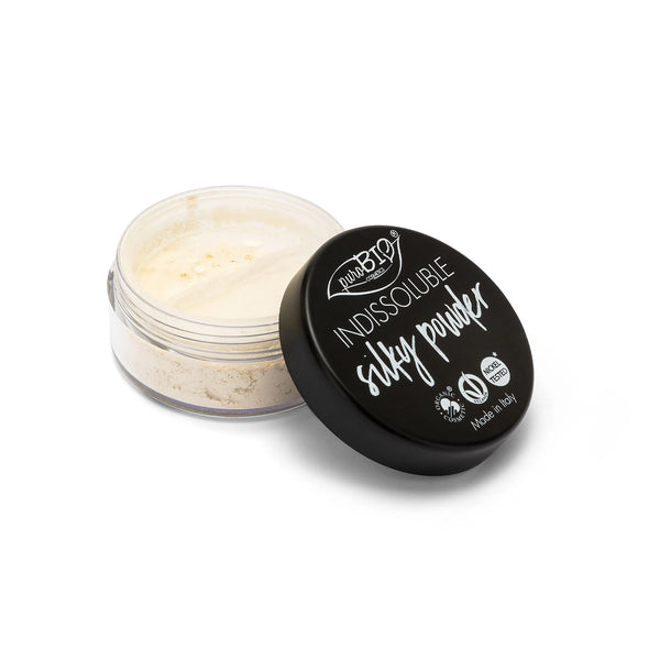 puro bio Indissoluble Silky Powder Cipria in Polvere Libera in 3 tonalità