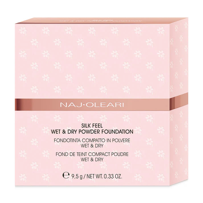 naj oleari Silk Feel Wet&Dry Powder Foundation Fondotinta compatto in polvere