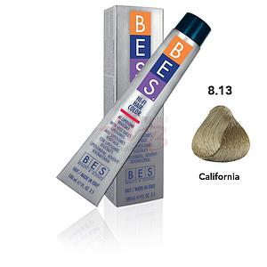 Bes Hi-Fi Hair Color Liposomi vegetali 8.13 BIONDO CHIARO CENERE DORATO - Tinta per capelli - 100ml