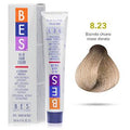 Bes Hi-Fi Hair Color Liposomi vegetali 8.23 BIONDO CHIARO IRISEE DORATO - Tinta per capelli - 100ml