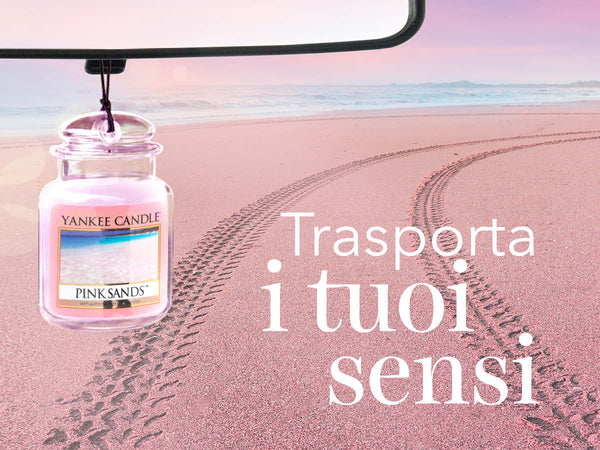 yankee candle PINK SANDS car jar - profumatore auto