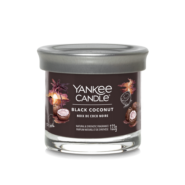 yankee candle BLACK COCONUT candela profumata piccola