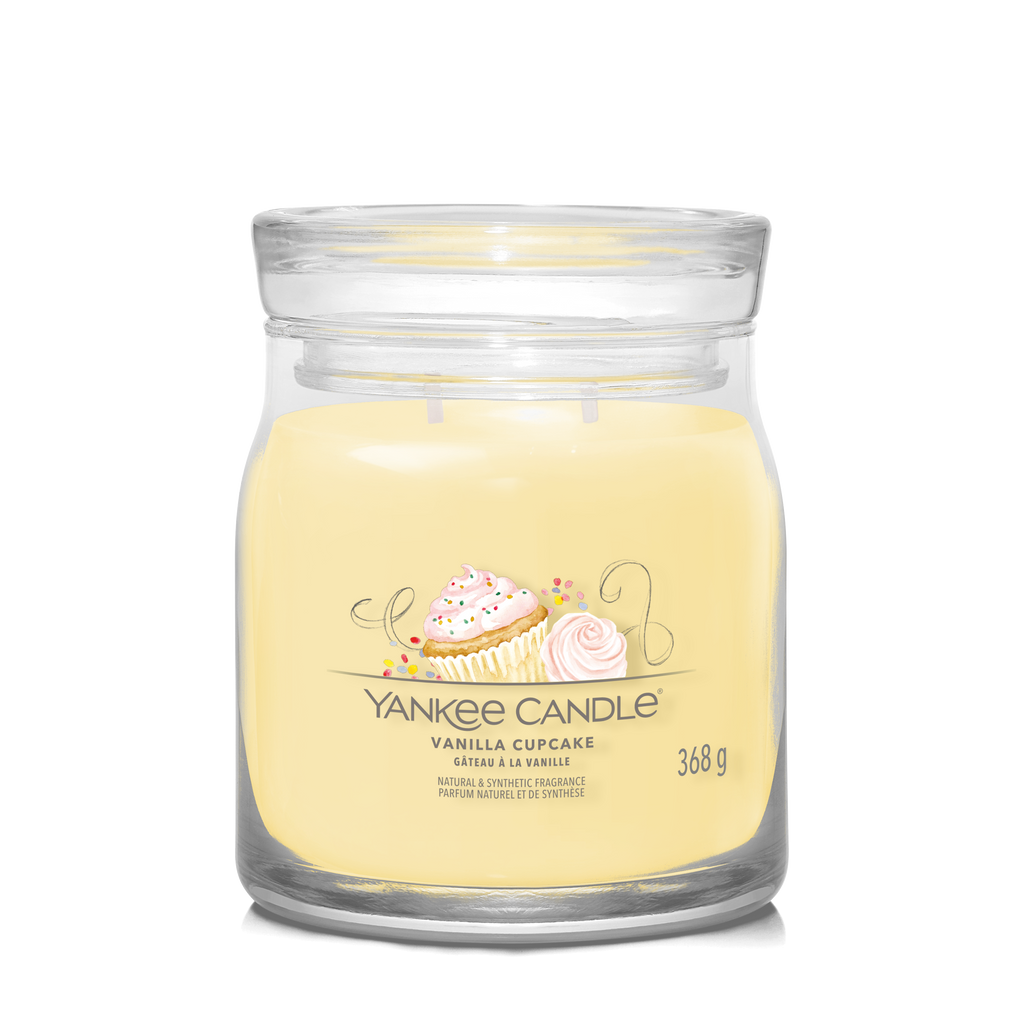 yankee candle VANILLA CUPCAKE candela profumata media