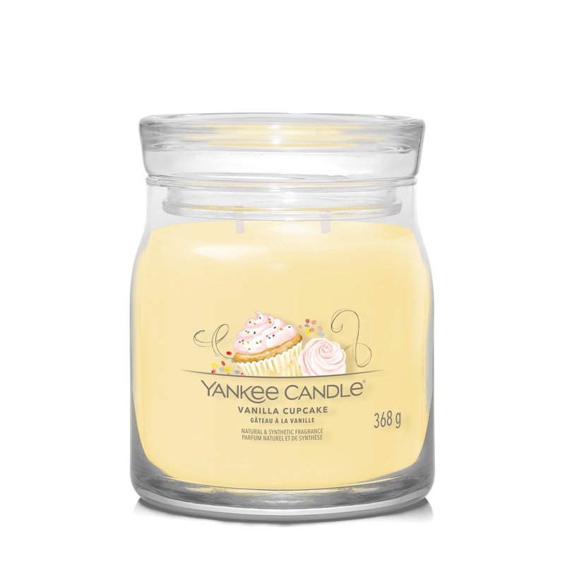yankee candle VANILLA CUPCAKE candela profumata media