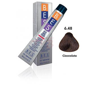 Bes Hi-Fi Hair Color Liposomi vegetali 6.48 BIONDO SCURO RAME BEIGE - Tinta per capelli - 100ml
