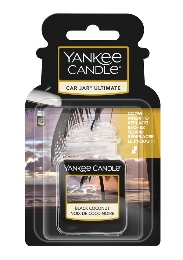 yankee candle BLACK COCONUT car jar - profumatore auto