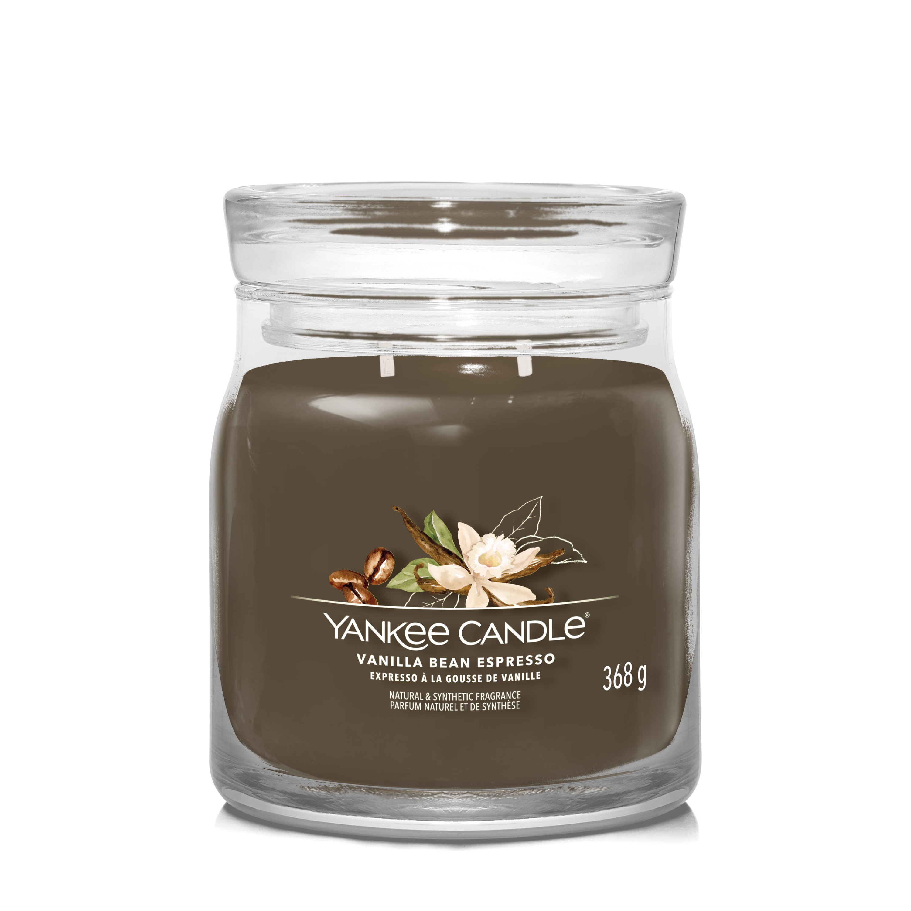 yankee candle VANILLA BEAN ESPRESSO candela profumata media