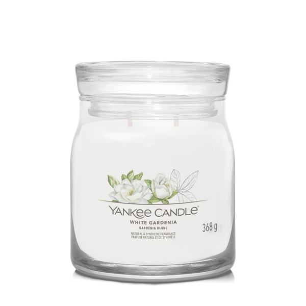 yankee candle WHITE GARDENIA candela profumata grande