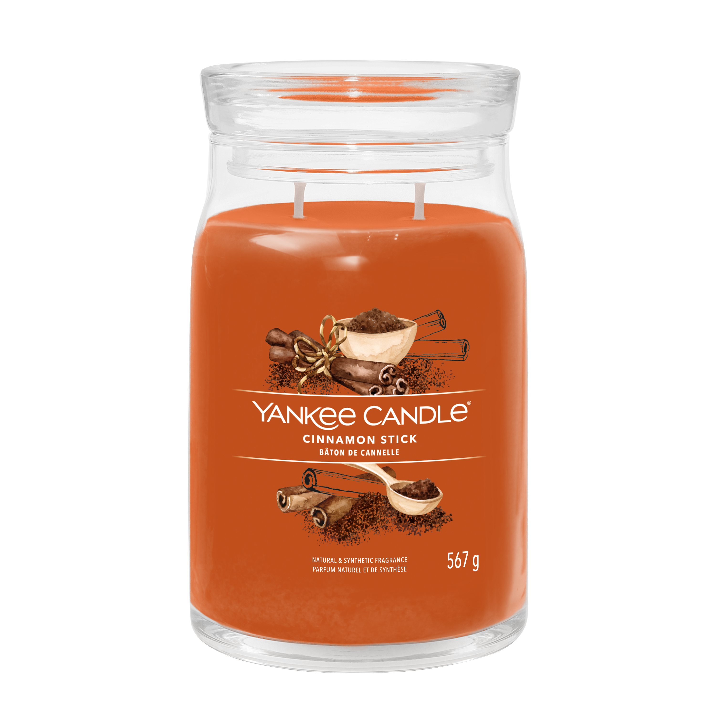 yankee candle CINNAMON STICK candela profumata grande