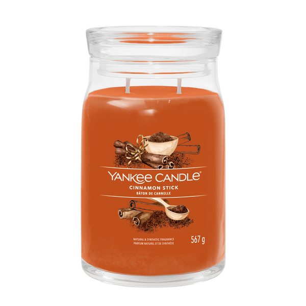 yankee candle CINNAMON STICK candela profumata grande