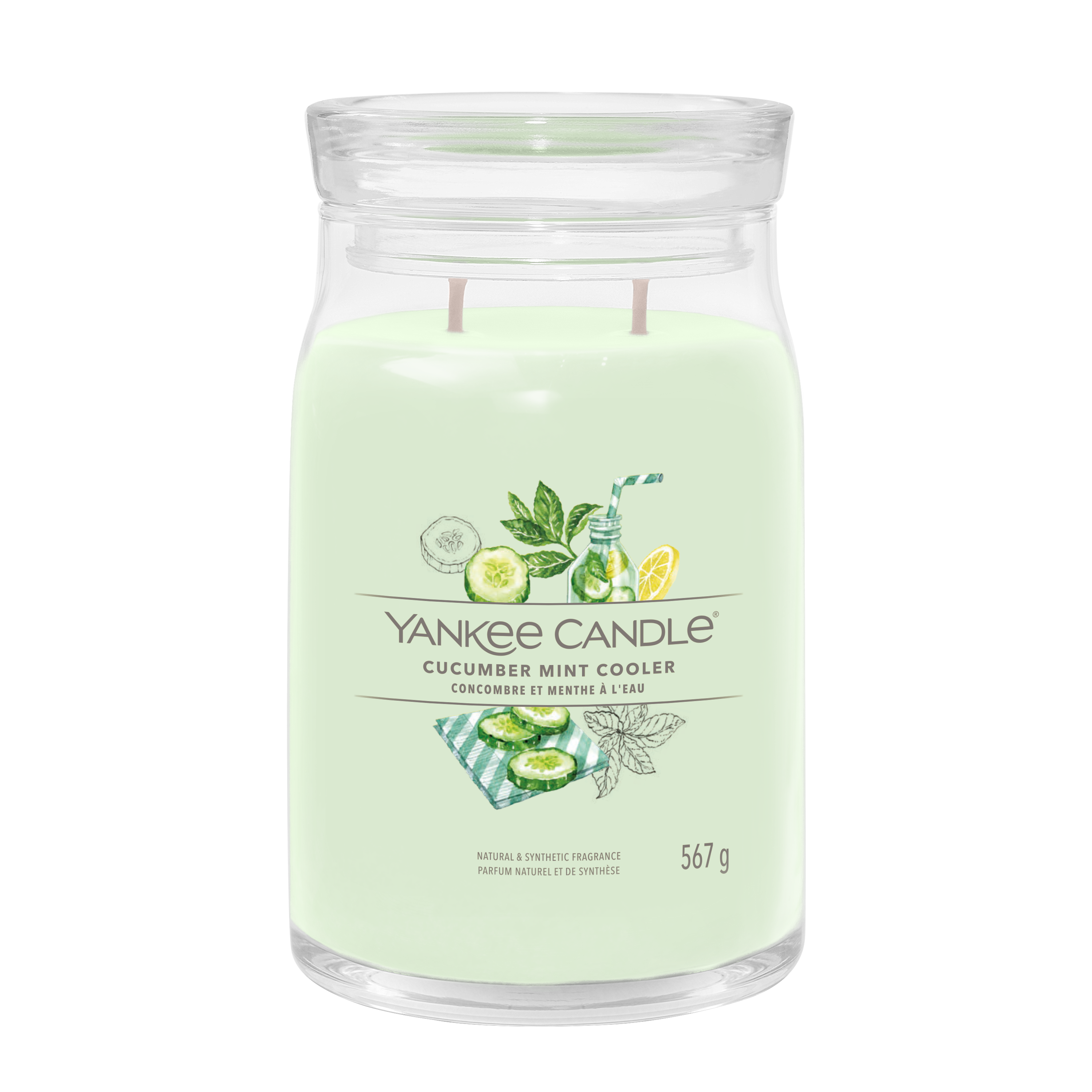 Yankee candle CUCUMBER MINT COOLER candela profumata grande