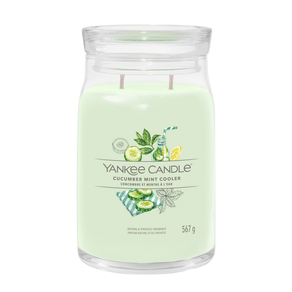 Yankee candle CUCUMBER MINT COOLER candela profumata grande