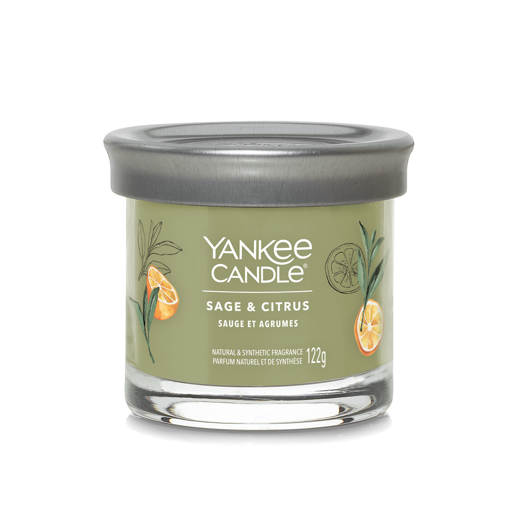 yankee candle SAGE & CITRUS candela profumata piccola