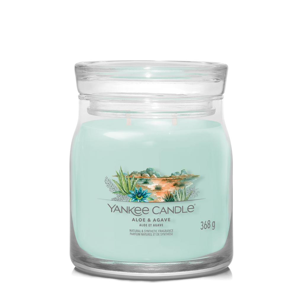 yankee candle ALOE & AGAVE candela profumata media