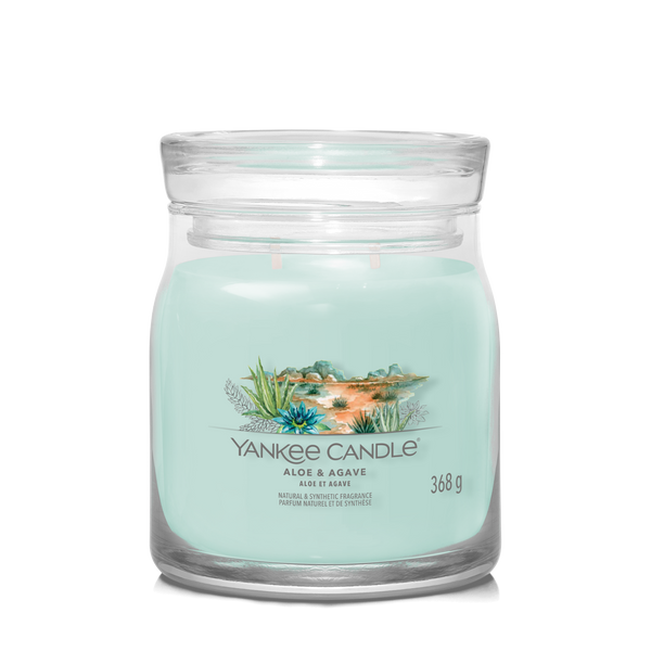 yankee candle ALOE & AGAVE candela profumata media
