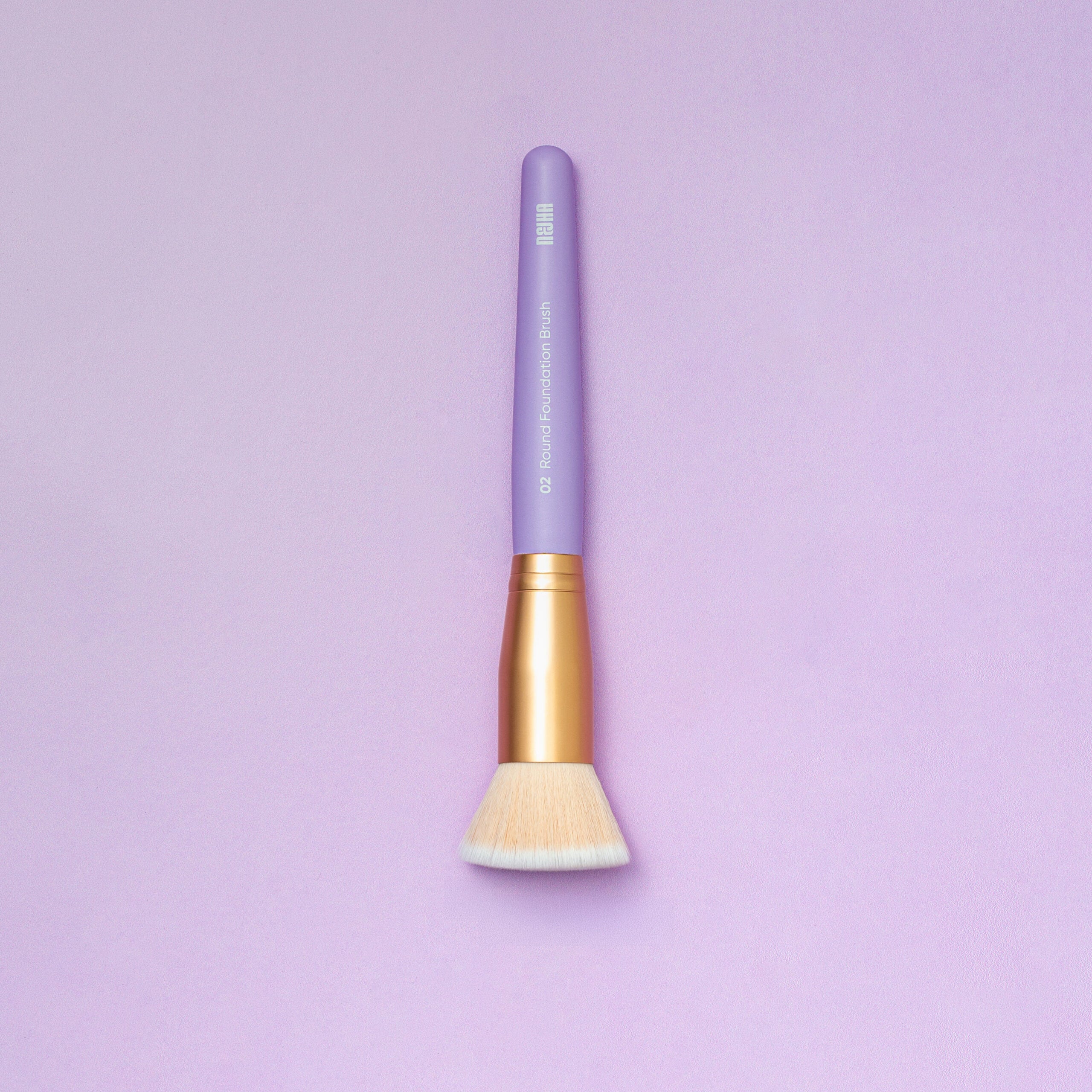 nejha 02 Round Foundation Brush – Pennello Fondotinta Tondo