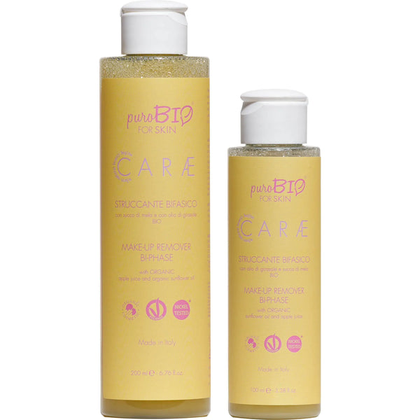 puro bio Struccante Bifasico Biologico disponibile in 2 formati