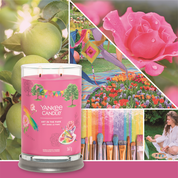yankee candle ART IN THE PARK candela profumata grande