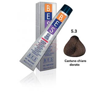 Bes Hi-Fi Hair Color Liposomi vegetali 5.3 CASTANO CHIARO DORATO - Tinta per capelli - 100ml