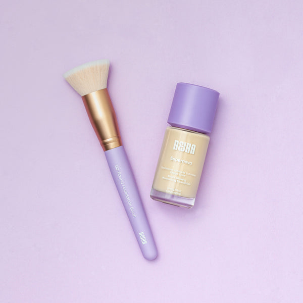 nejha 02 Round Foundation Brush – Pennello Fondotinta Tondo