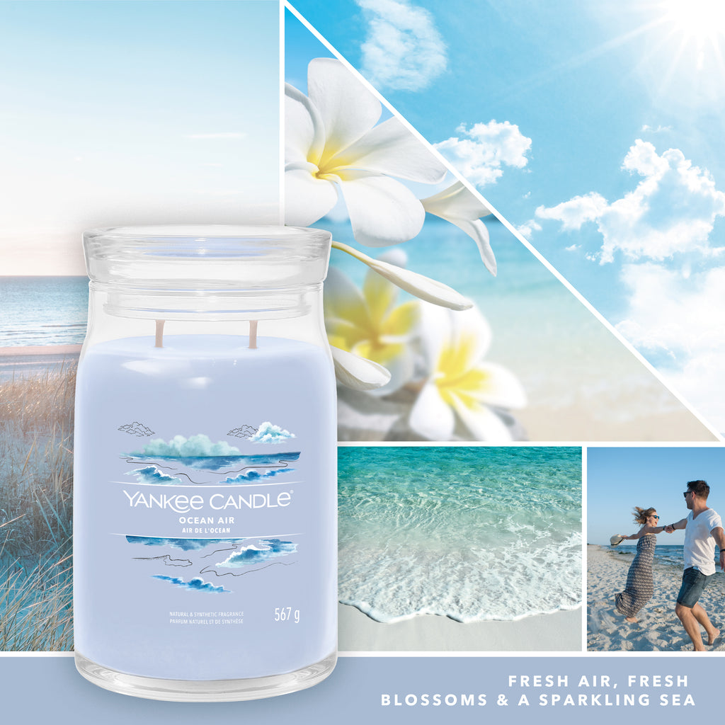 yankee candle OCEAN AIR candela profumata grande