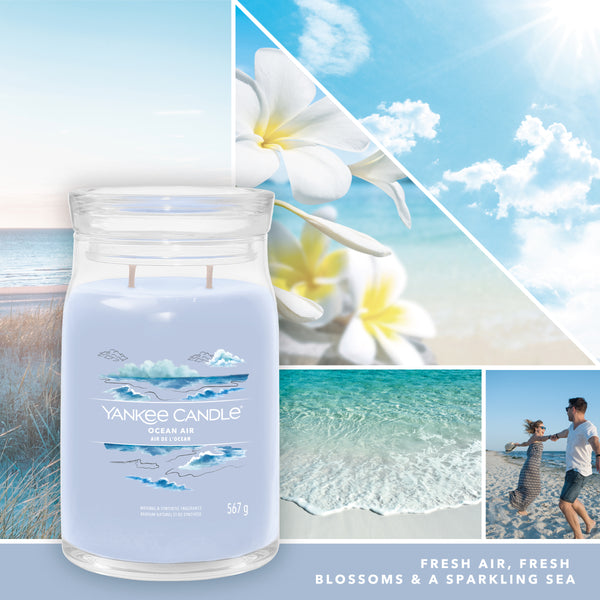 yankee candle OCEAN AIR candela profumata grande