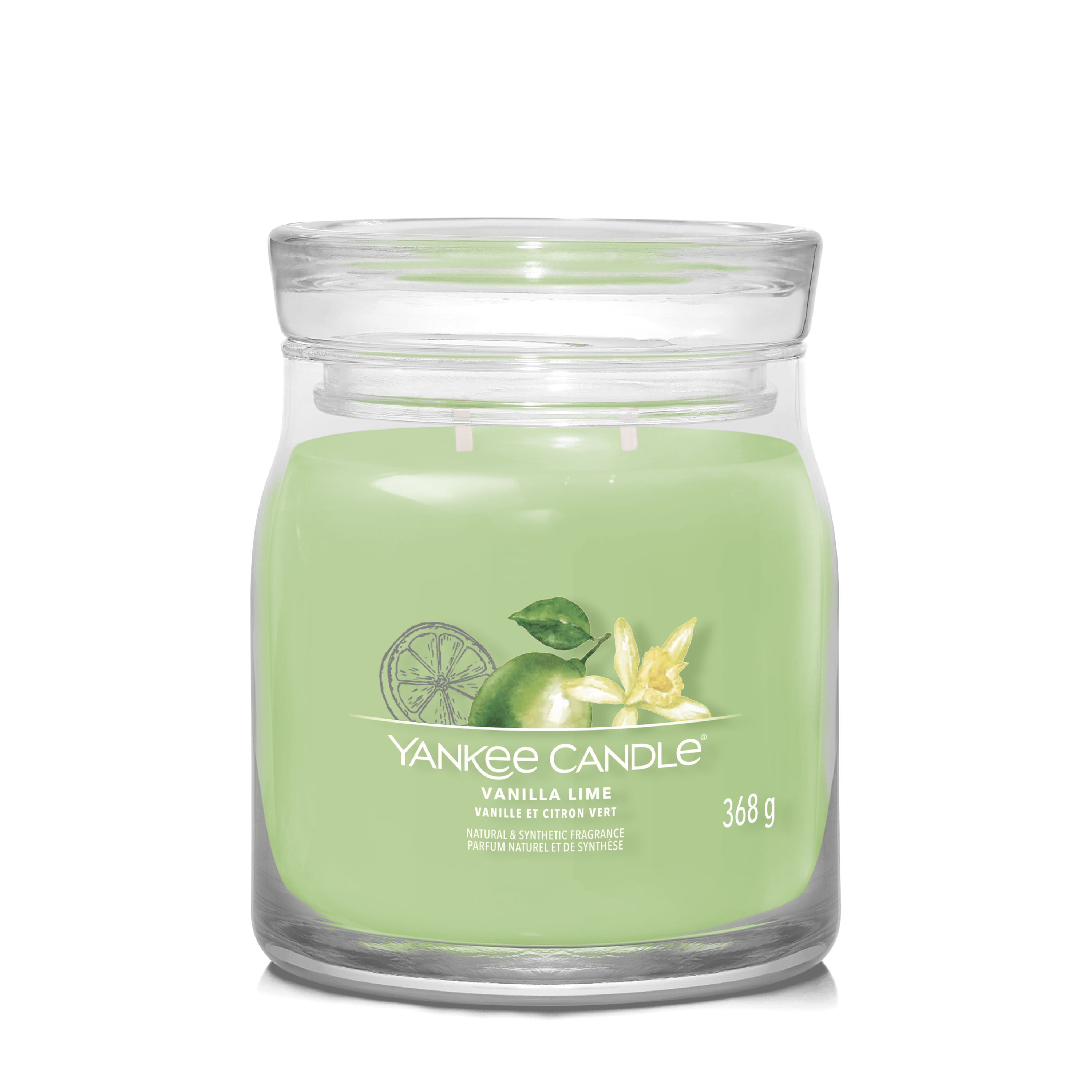 yankee candle VANILLA LIME candela profumata media