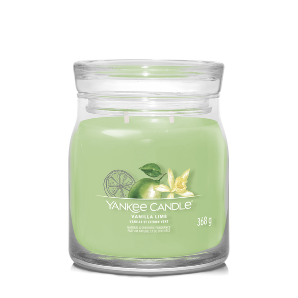 yankee candle VANILLA LIME candela profumata media