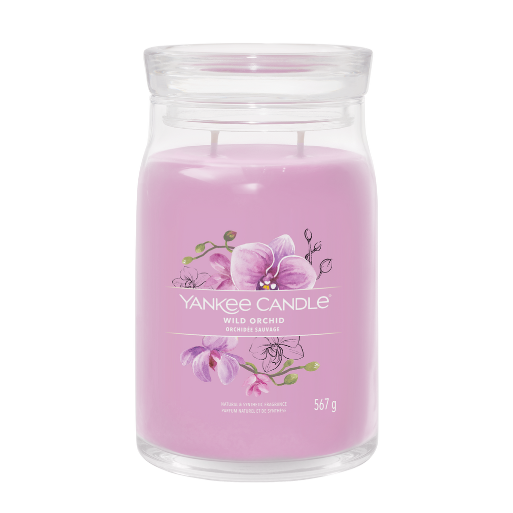 yankee candle WILD ORCHID candela profumata grande