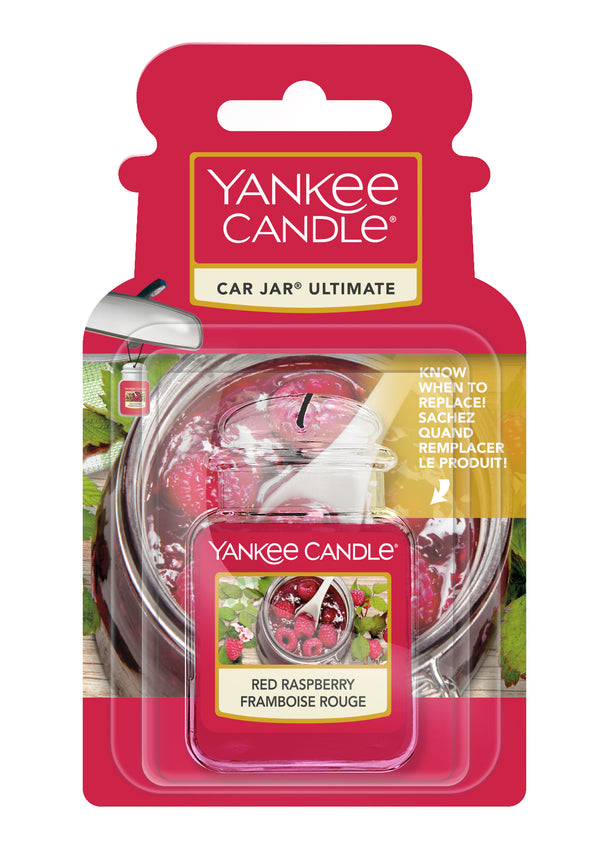 yankee candle RED RASPBERRY car jar - profumatore auto