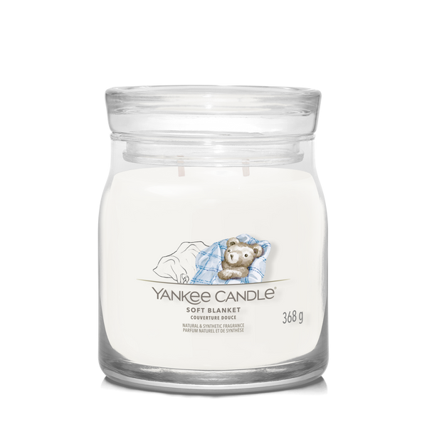 yankee candle SOFT BLANKET candela profumata media