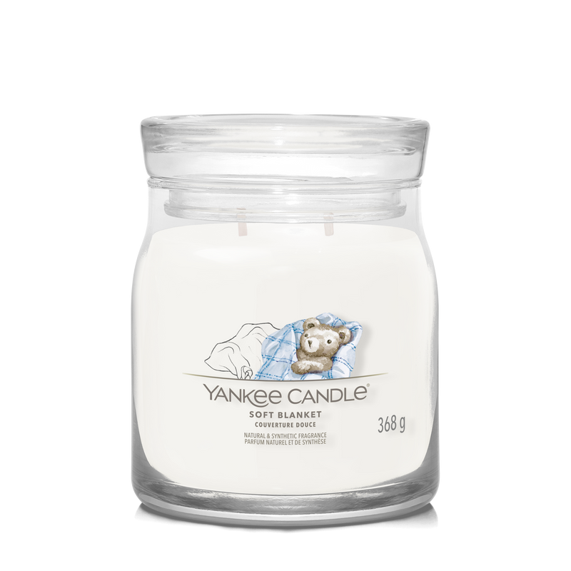 yankee candle SOFT BLANKET candela profumata media
