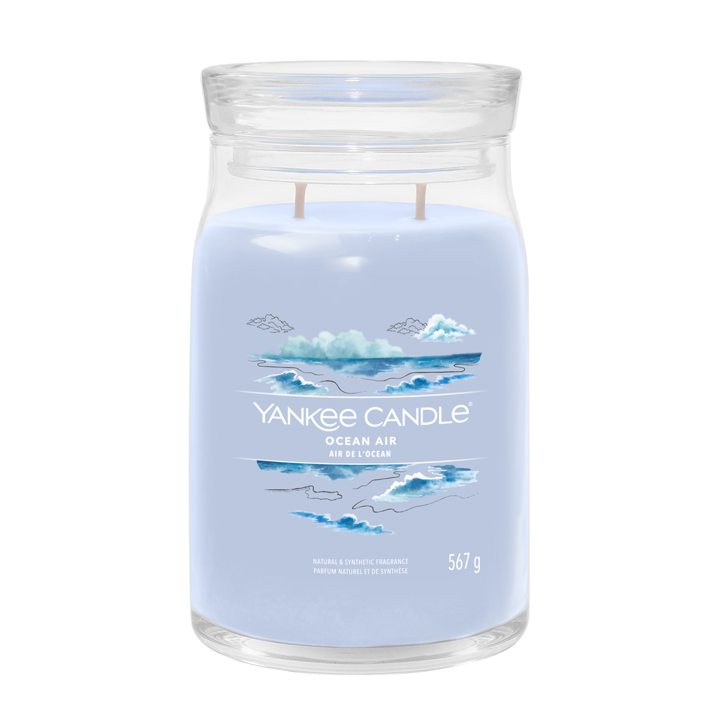 yankee candle OCEAN AIR candela profumata grande