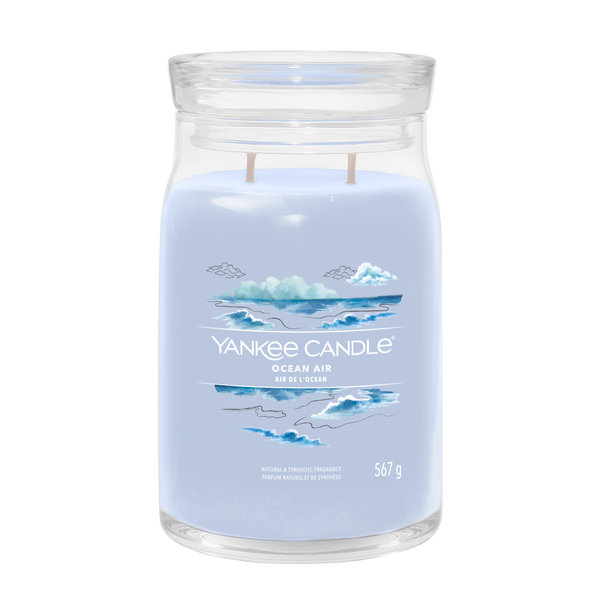yankee candle OCEAN AIR candela profumata grande
