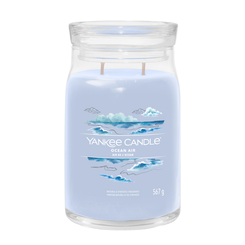 yankee candle OCEAN AIR candela profumata grande