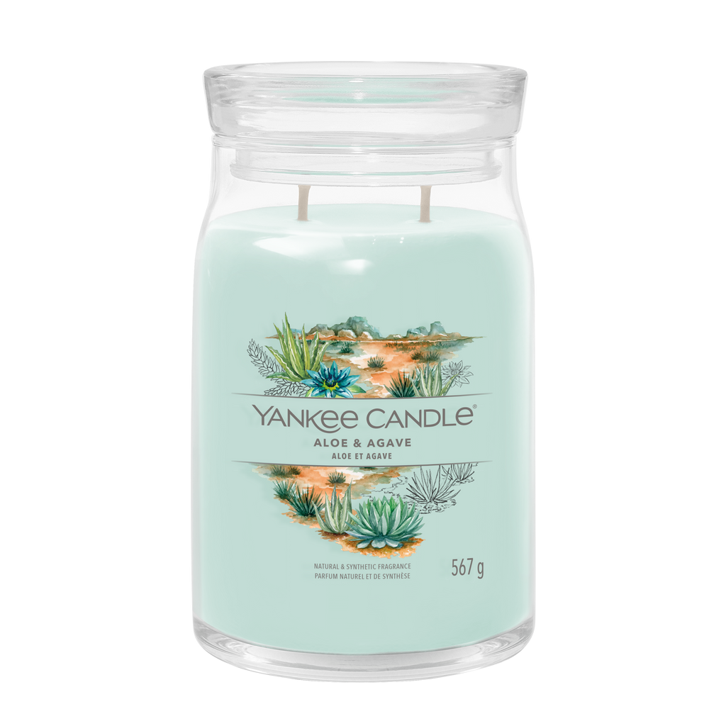 Yankee Candle ALOE & AGAVE candela profumata grande