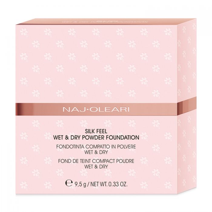 naj-oleari Silk Feel Wet&Dry Powder Foundation Fondotinta compatto in polvere