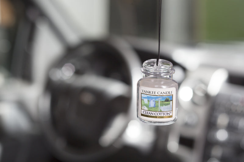 yankee candle CLEAN COTTON car jar - profumatore auto