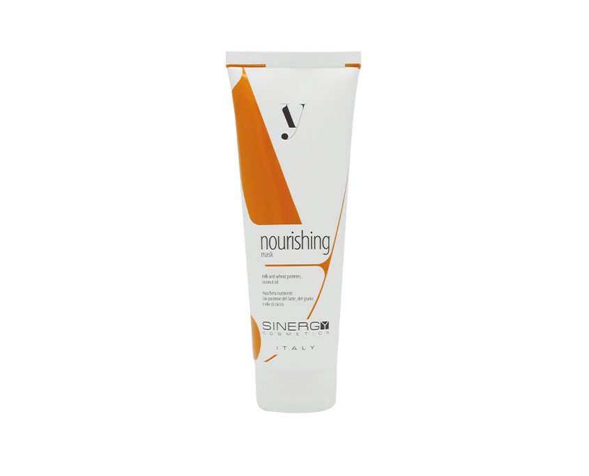 SINERGY COSMETICS - Y1.2 MASCHERA PER CAPELLI SECCHI E TRATTATI 250 ml - con proteine del latte e dei cereali