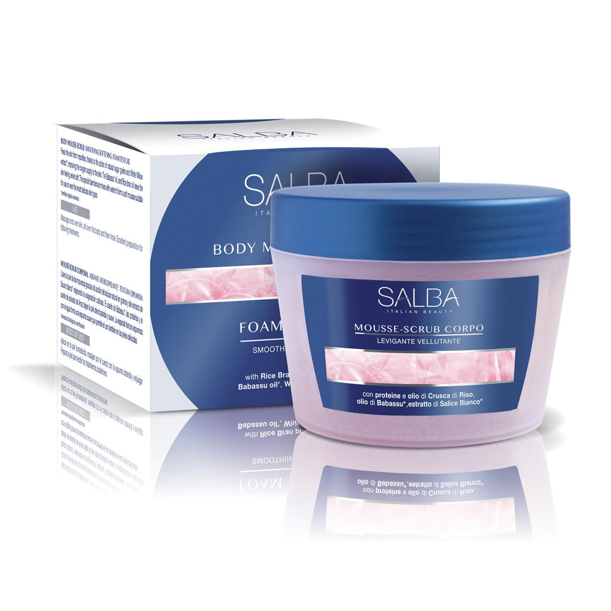 salba MOUSSE-SCRUB CORPO LEVIGANTE VELLUTANTE - TEXTURE SPUMOSA 300 g