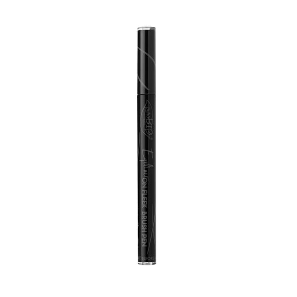 puro bio eyeliner on fleek brush pen