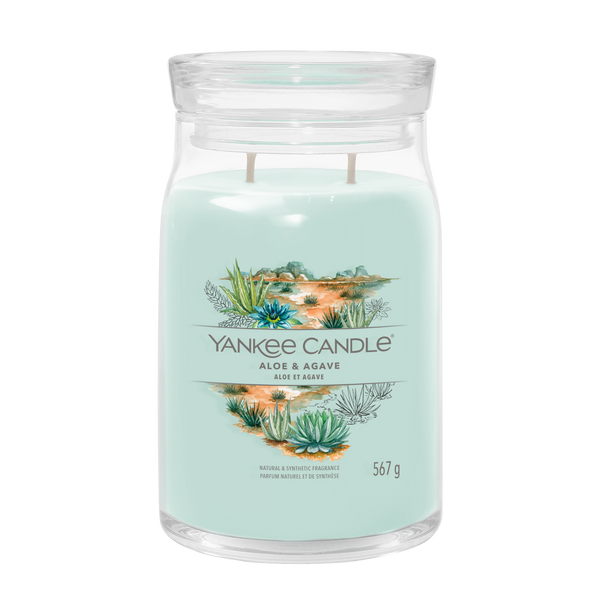 Yankee Candle ALOE & AGAVE candela profumata grande