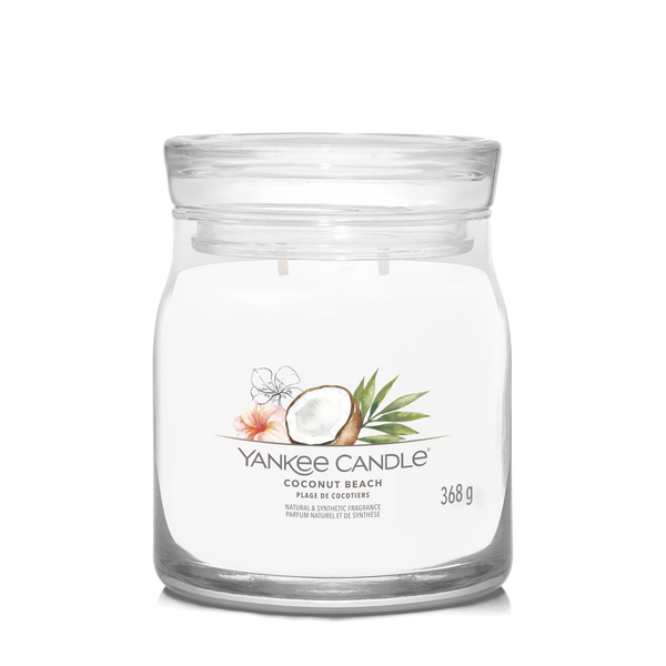 yankee candle COCONUT BEACH candela profumata media