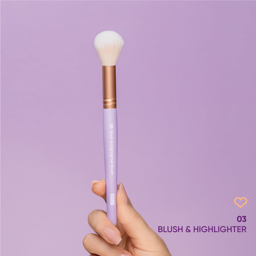 nejha 03 Blush & Highlighter Brush – Pennello Blush