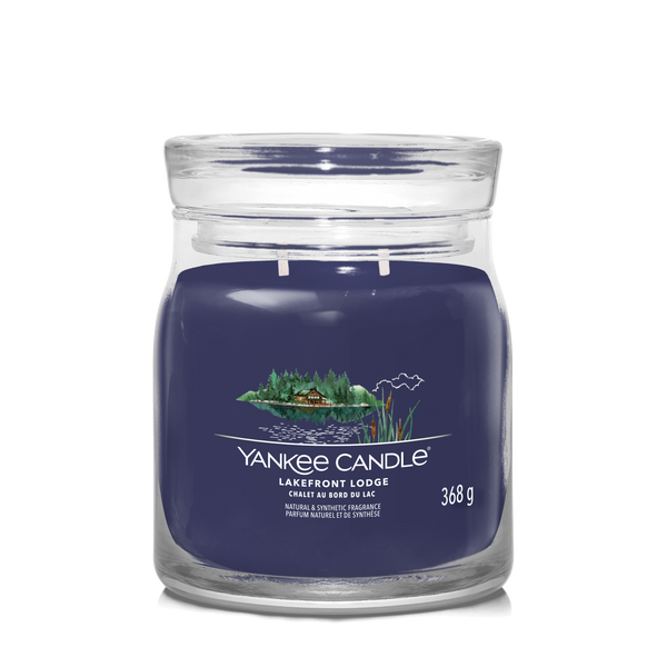 yankee candle LAKEFRONT LODGE candela profumata media