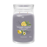 yankee candle BLACK TEA & LEMON candela profumata grande