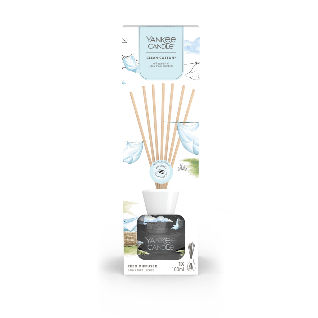 yankee candle diffusori per ambiente clean cotton