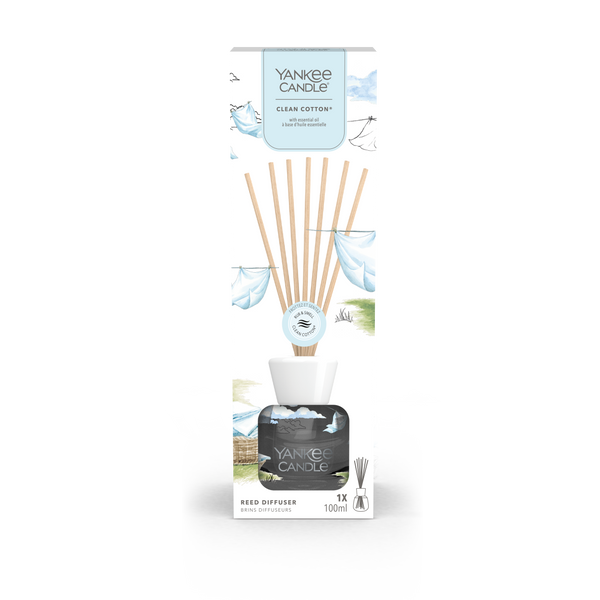 yankee candle diffusori per ambiente clean cotton
