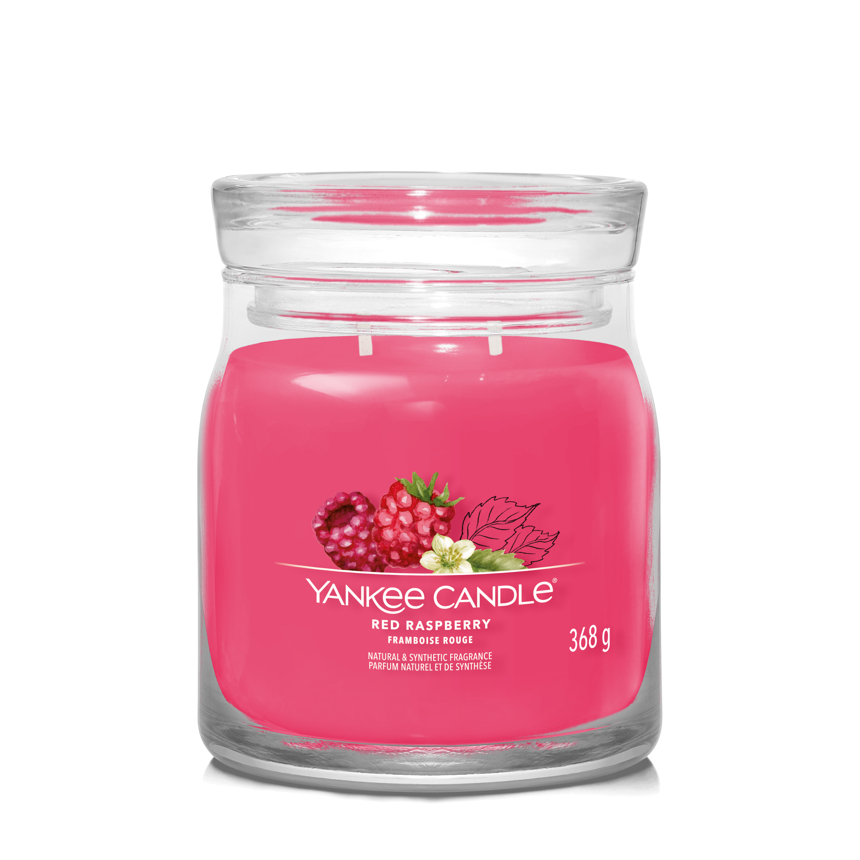 yankee candle RED RASPBERRY candela profumata media