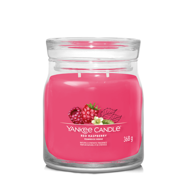 yankee candle RED RASPBERRY candela profumata media